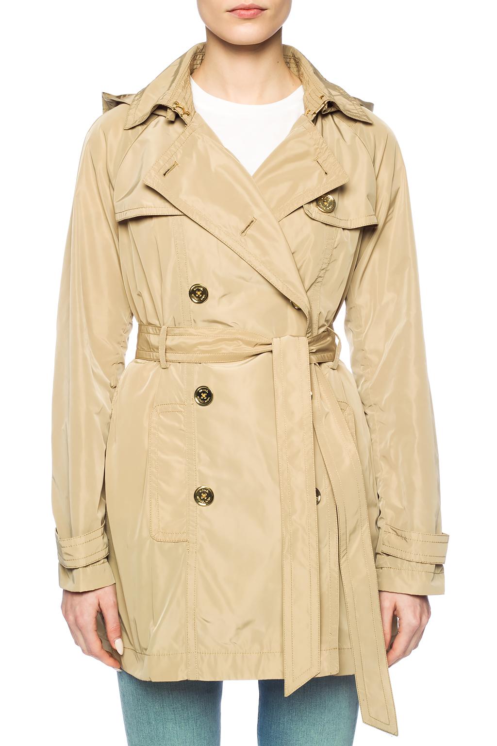 Michael michael kors hot sale belted trench coat